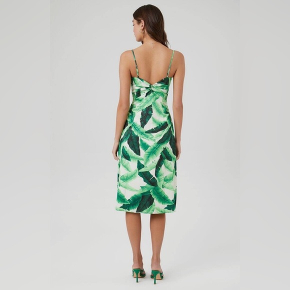 { twist back midi dress } - Picture 2 of 2